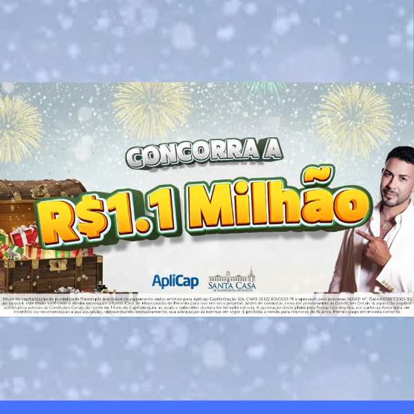 R$1.1 Milhão em Prêmios!